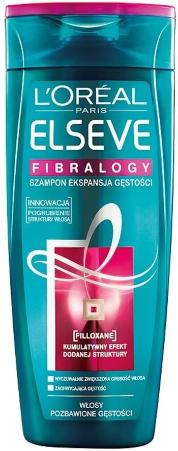 L'Oreal Paris Elseve Fibralogy šampoon 400 ml цена и информация | Šampoonid | kaup24.ee