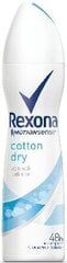 Rexona Cotton Dry дезодорант-спрей 150 ml цена и информация | Дезодоранты | kaup24.ee