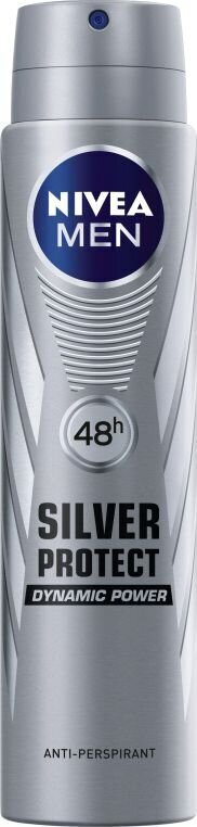 Nivea Men Silver Protect spreideodorant meestele 250 ml цена и информация | Deodorandid | kaup24.ee