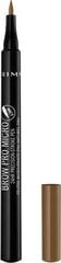 Rimmel Brow Pro Micro Pen kulmupliiats 1 ml, 001 Dark Blond цена и информация | Карандаши, краска для бровей | kaup24.ee