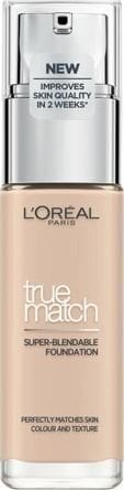 L'Oreal Paris True Match Foundation jumestuskreem 30 ml, 0.5.R/0.5.C Porcelain Rose цена и информация | Jumestuskreemid, puudrid | kaup24.ee