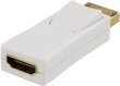 Deltaco DP-HDMI31, DisplayPort-HDMI hind ja info | USB jagajad, adapterid | kaup24.ee