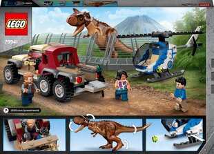 76941 LEGO® Jurassic World Погоня за карнотавром цена и информация | Конструкторы и кубики | kaup24.ee