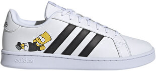 Jalatsid Adidas Grand Court White H02555/8.5 hind ja info | Spordi- ja vabaajajalatsid meestele | kaup24.ee