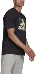 Футболка Adidas M Ovrspry T Black GS6318/M цена и информация | Мужские футболки | kaup24.ee