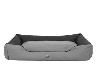 Hobbydog kahepoolne pesa Double Light Grey/Graphite, XXL, 114x84 cm цена и информация | Лежаки, домики | kaup24.ee