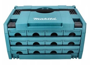 Ящик для инструментов Makita MAKSTOR. Модель 3.12 DRAWER TOWER 3-3 с 12 отделениями P-84327 цена и информация | Ящики для инструментов, держатели | kaup24.ee