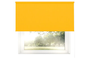 Seinapealne ruloo koos tekstiiliga Dekor 130x170 cm, d-17 kollane hind ja info | Rulood | kaup24.ee