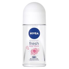 Nivea Fresh Rose Touch роликовый дезодорант 50 ml цена и информация | Дезодоранты | kaup24.ee