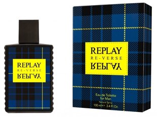 Replay Signature Reverse For Man EDT для мужчин 100 мл цена и информация | Мужские духи | kaup24.ee