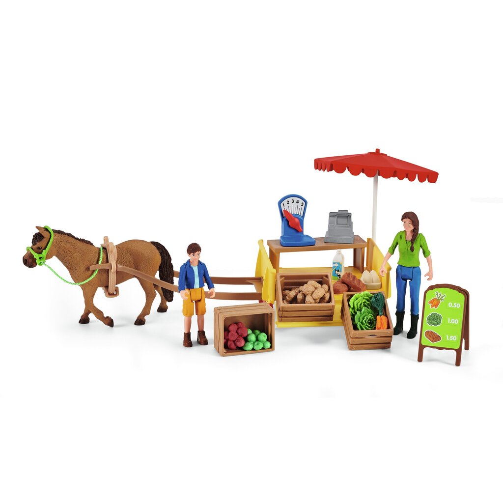 Мобильный фермерский прилавок Schleich Farm World цена | kaup24.ee