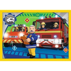 Комплект пазлов TREFL FIREMAN SAM 4в1 Пожарник Сэм цена и информация | Пазлы | kaup24.ee