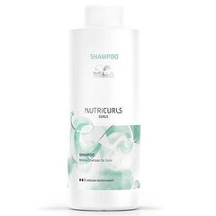 Мицеллярный шампунь для вьющихся волос Wella Nutricurls Shampoo Medium Nourshment, 1 л цена и информация | Шампуни | kaup24.ee