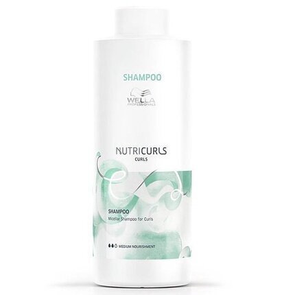 Mitsellaarne šampoon lokkis juustele Wella Nutricurls Shampoo Medium Nourshment, 1 l цена и информация | Šampoonid | kaup24.ee