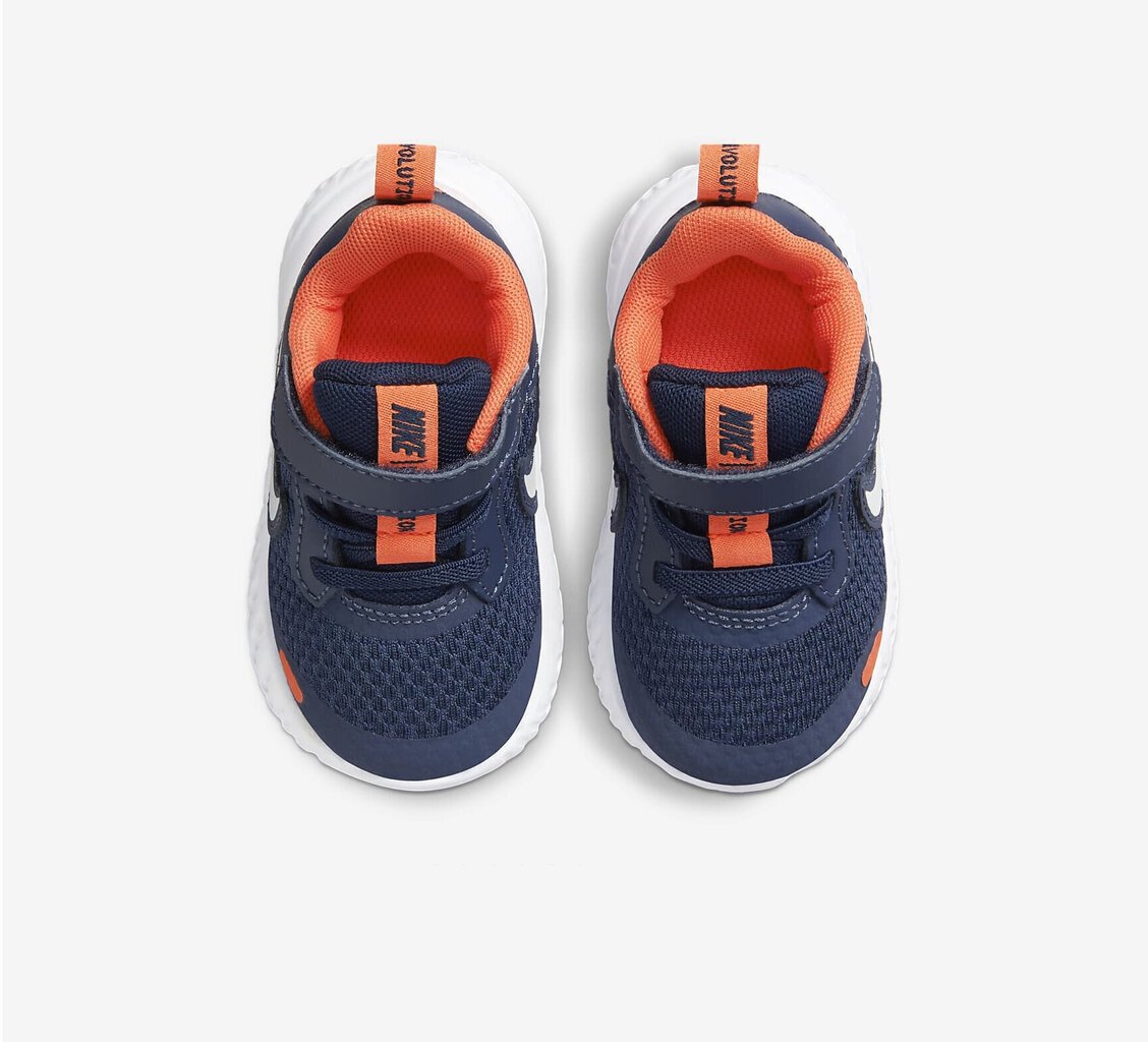 Nike Jalatsid Revolution 5 Blue Orange BQ5673 410/8.5K цена и информация | Laste spordijalatsid | kaup24.ee