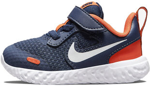 Nike Jalatsid Revolution 5 Blue Orange BQ5673 410/8.5K цена и информация | Детская спортивная обувь | kaup24.ee