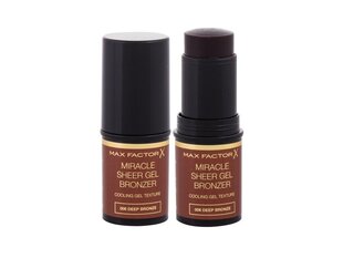 Max Factor Miracle Sheer päikesepuuder 8 g, 006 Deep Bronze hind ja info | Jumestuskreemid, puudrid | kaup24.ee