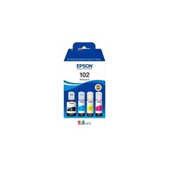 EPSON 102 EcoTank 4-colour Multipack hind ja info | Tindiprinteri kassetid | kaup24.ee