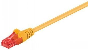 GB CAT6 NETWORK CABLE U/UTP YELLOW 25M hind ja info | Kaablid ja juhtmed | kaup24.ee