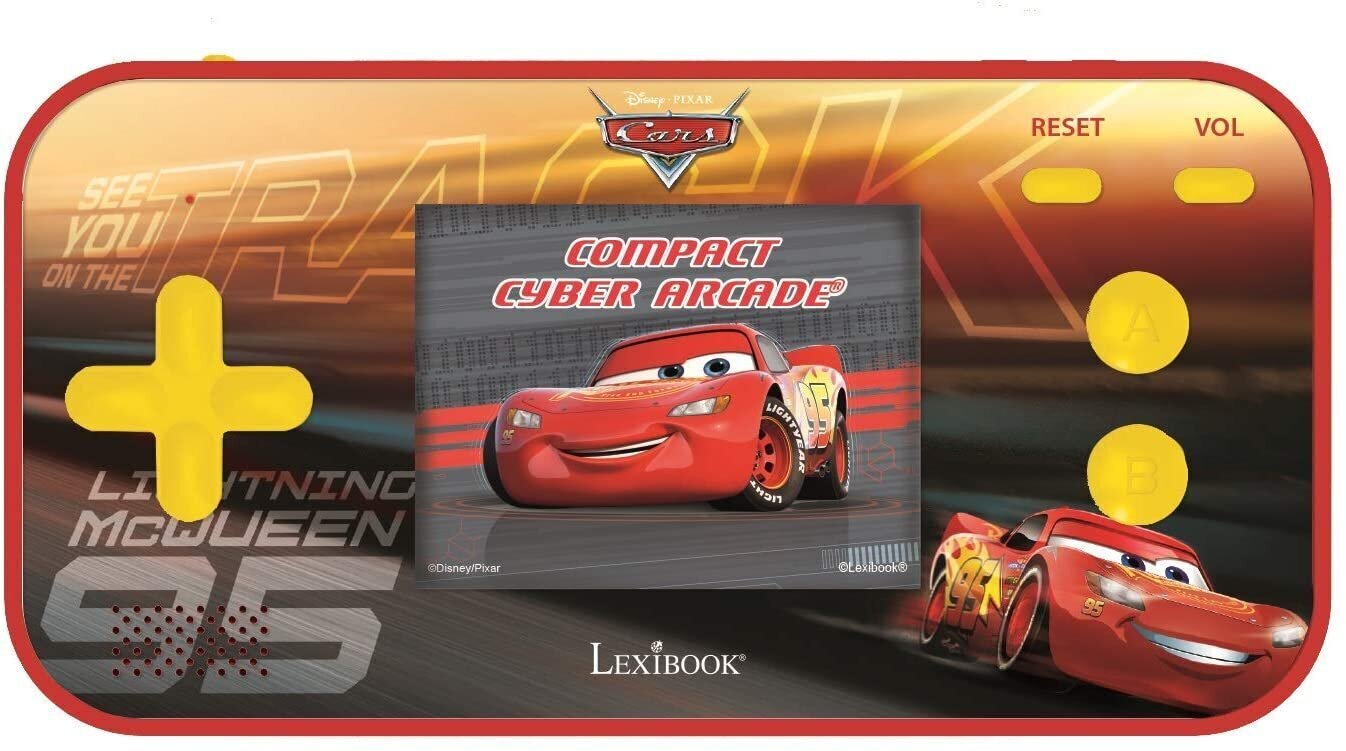 Mängukonsool Lexibook - Compact Cyber Arcade Disney Cars цена и информация | Mängukonsoolid | kaup24.ee