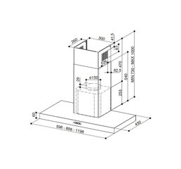 Вытяжка Faber Stilo COMFORT WH MATT A60 цена и информация | Вытяжки на кухню | kaup24.ee