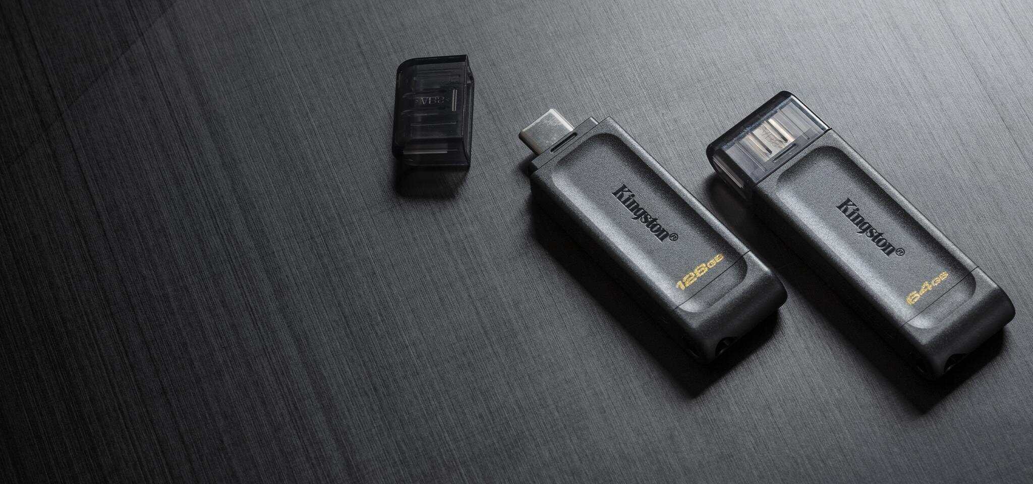 MEMORY DRIVE FLASH USB-C 128GB/DT70/128GB KINGSTON hind ja info | Mälupulgad | kaup24.ee