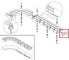 Laekarniis PVC viimistlus, II rööbas, must цена и информация | Kardinapuud | kaup24.ee