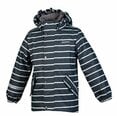 Детская прорезиненная куртка Huppa JACKIE, темно-серый, белый цвет, 907156649