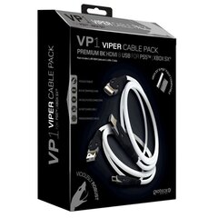 Gioteck VP1 Viper juhtme kmp. 1xHDMI 2.1 kaabel (2m) + 1xUSB-C kaabel (3m) цена и информация | Кабели и провода | kaup24.ee