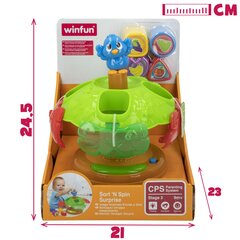 Arendav muusikaline mänguasi pöörlev figuurisorteerija, 9m+ hind ja info | Imikute mänguasjad | kaup24.ee