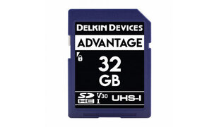 Delkin mälukaart SDHC 32GB Advantage 660X UHS-I U3 V30 hind ja info | Fotoaparaatide mälukaardid | kaup24.ee