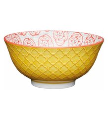 Kauss keraamika glasuuritud 15,5x7,5cm 'yellow floral' KitchenCraft hind ja info | Lauanõud ja kööginõud | kaup24.ee