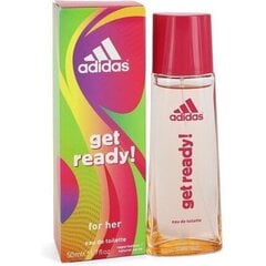 Adidas Get Ready! EDT naistele 50 ml цена и информация | Женские духи | kaup24.ee