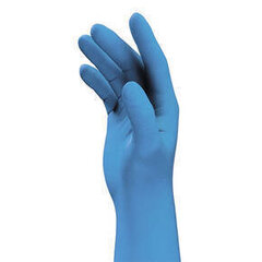 Перчатки нитриловые одноразовые Uvex U-fit, синий, в коробке 100шт, толщина 0,1мм, без пудры, размер XL цена и информация | Рабочие перчатки | kaup24.ee