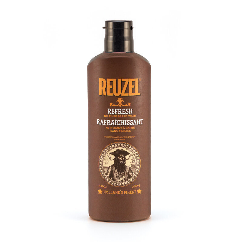 REUZEL Refresh No Rinse Beard Wash habeme šampoon 200 ml цена и информация | Raseerimisvahendid | kaup24.ee