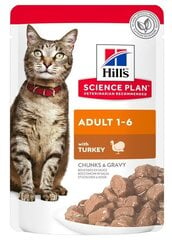 Консервы Hill's для кошек, с мясом индейки, 85 гр. цена и информация | Кошачьи консервы | kaup24.ee
