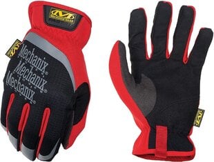 Перчатки FAST FIT 02 черные/красные 9/M цена и информация | Рабочие перчатки | kaup24.ee