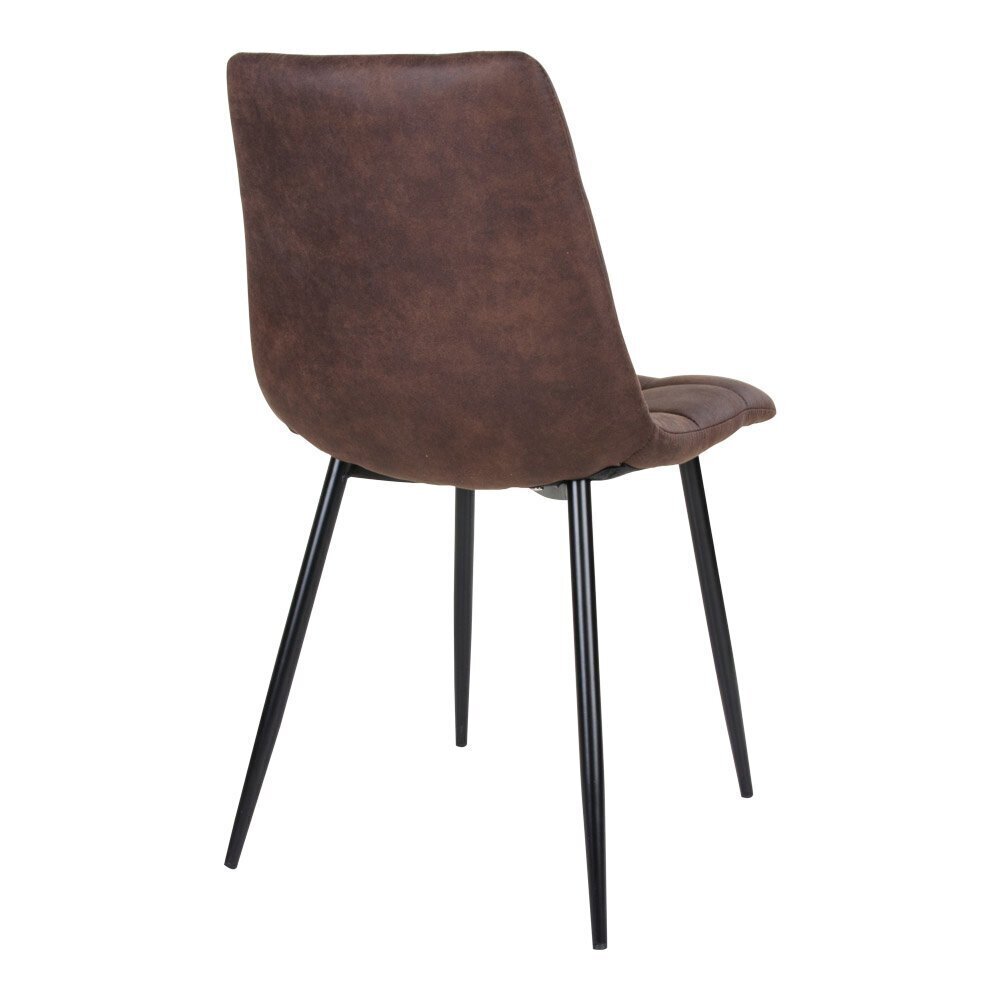 2-tooliga komplet Middelfart, pruun цена и информация | Söögilaua toolid, köögitoolid | kaup24.ee