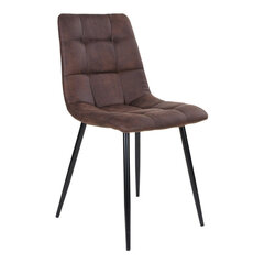 2-tooliga komplet Middelfart, pruun цена и информация | Стулья для кухни и столовой | kaup24.ee