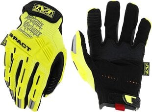 Перчатки M-PACT HI-VIZ, желтые 9/L цена и информация | Рабочие перчатки | kaup24.ee