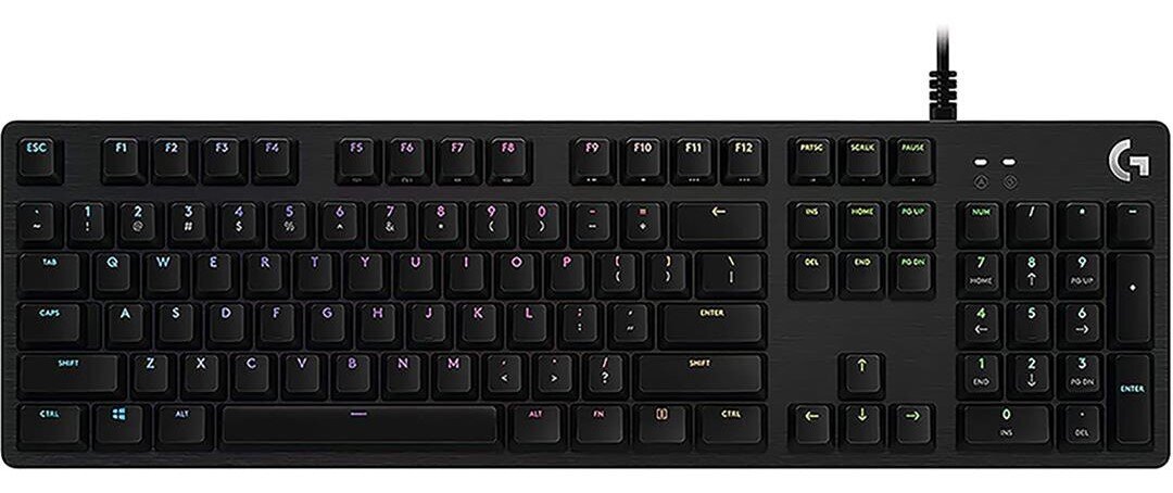 Mehaaniline klaviatuur Logitech G512 Carbon Lightsynch, GX Brown, SWE, must - 920-009349 hind ja info | Klaviatuurid | kaup24.ee
