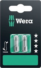 Насадки Wera 851/1 Torsion РН, 3х25 мм, 2 шт. цена и информация | Механические инструменты | kaup24.ee