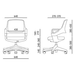 Lastetool ROOKEE 64x64xH76-93cm, tumepunane, valge plastkorpus hind ja info | Kontoritoolid | kaup24.ee