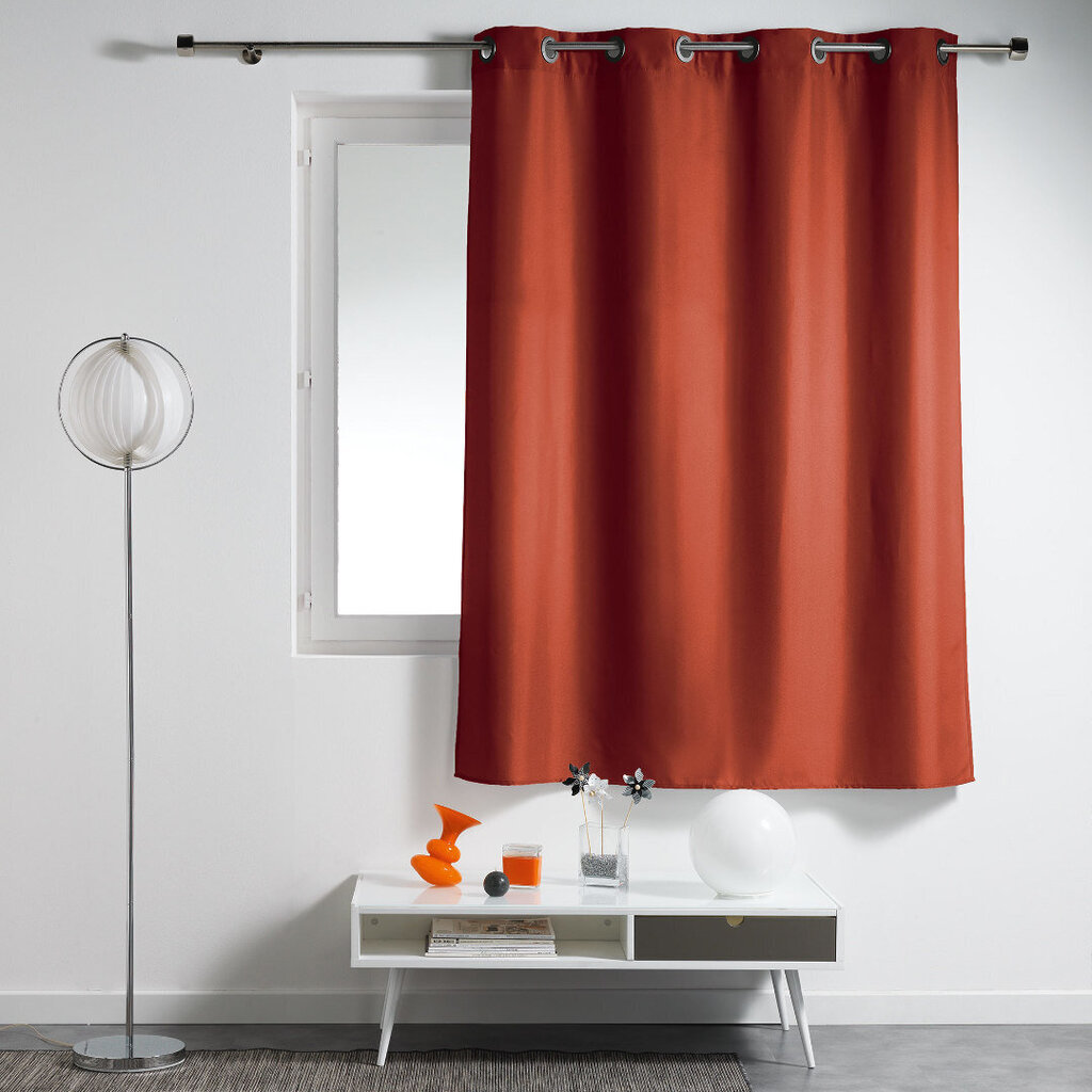 Douceur d'Intérieur kardin Essentiel, oranž, 140 x 180 cm hind ja info | Kardinad | kaup24.ee