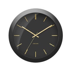 Настенные часы Globe D40 см черные цена и информация | Часы | kaup24.ee