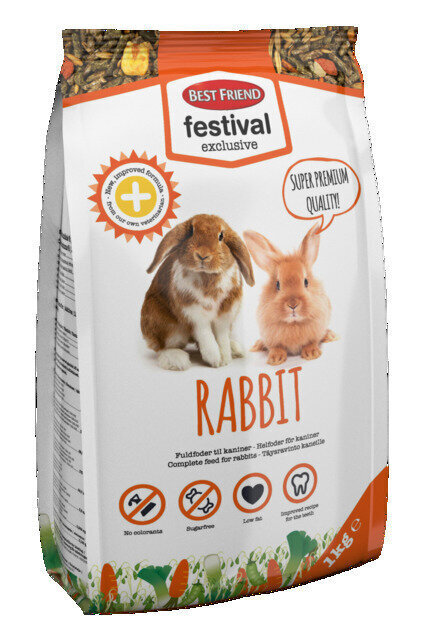 BF küülikutoit Festival Exclusive, 1 kg hind ja info | Toit väikeloomadele | kaup24.ee