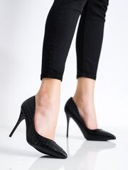 Naiste kontsaga kingad, must 891220306 hind ja info | Naiste kingad | kaup24.ee