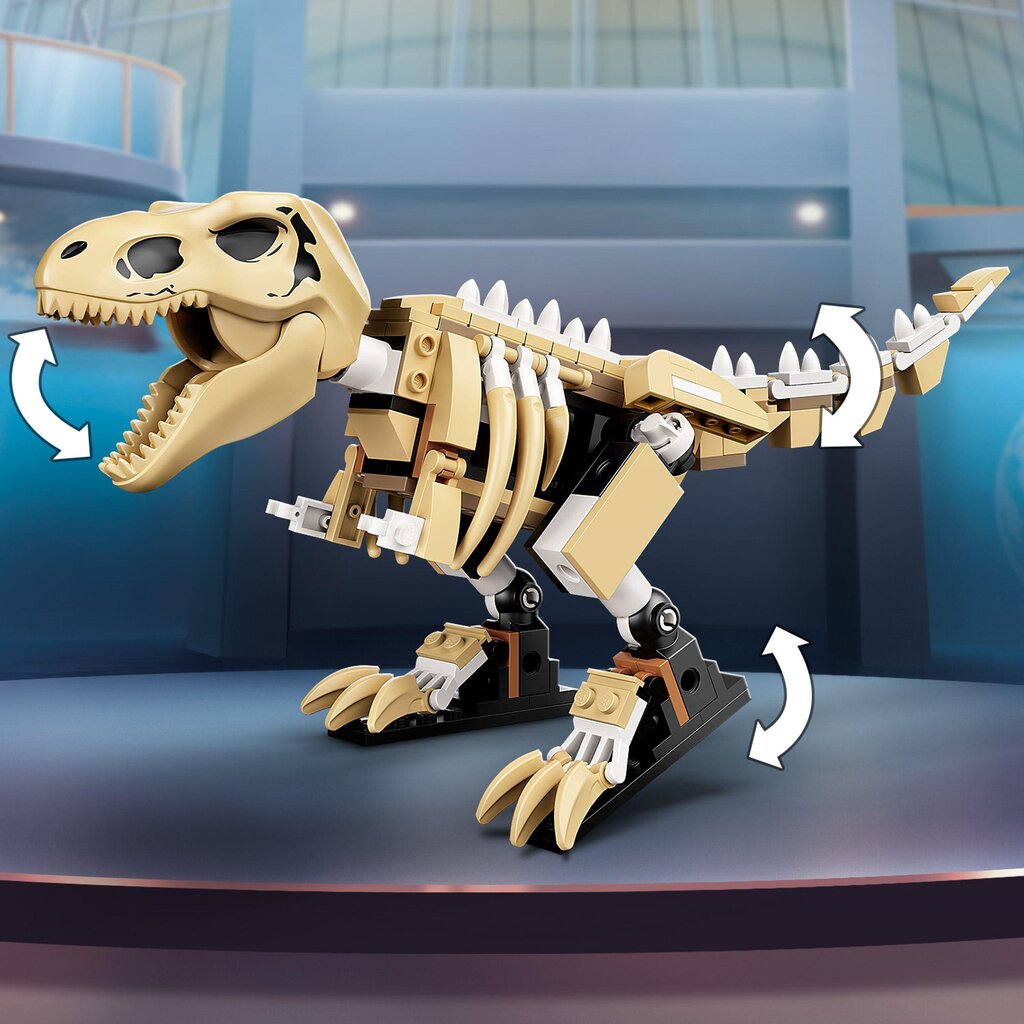 76940 LEGO® Jurassic World Türannosaurus fossiilide näitus цена и информация | Klotsid ja konstruktorid | kaup24.ee