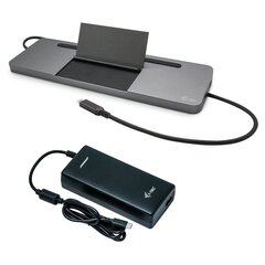 I-TEC USB-C Metal Dock + laadija 112W hind ja info | iTec Arvutid ja IT- tehnika | kaup24.ee