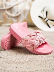 Naiste lahtised kingad, roosa 891254918 hind ja info | Naiste plätud ja sussid | kaup24.ee